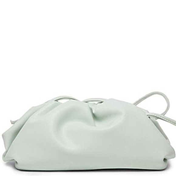 STEVE MADDEN Necture Soft Pouch Clutch Bag Mint Green - Picture 3 of 15